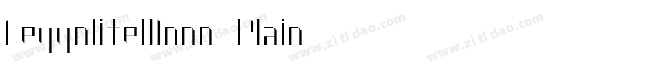 FeggoliteMono Plain字体转换